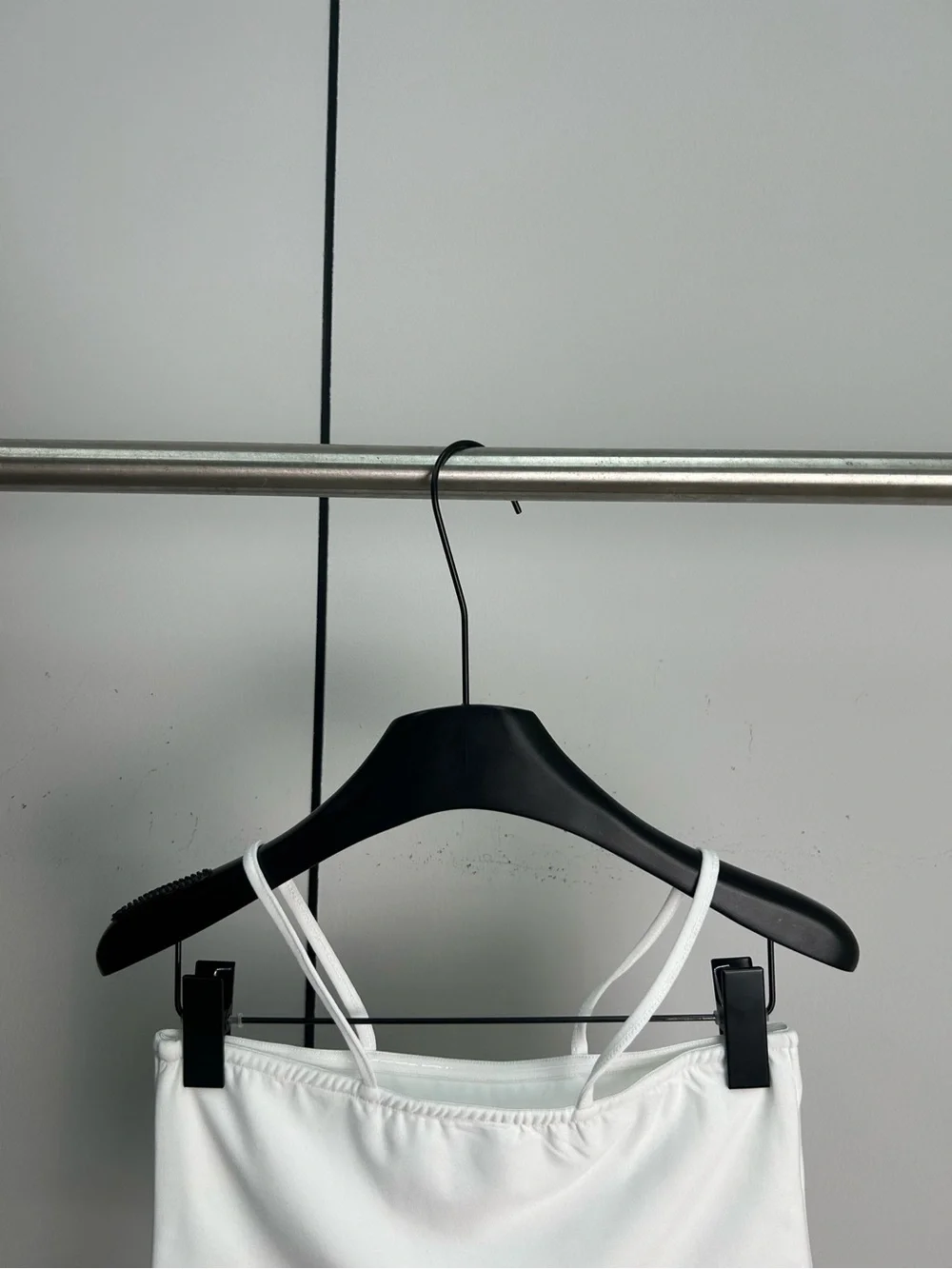 Diesel White Crop Tank with Red Logo Print